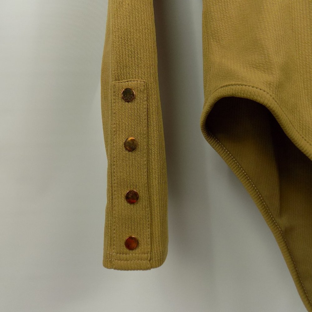 LoveLA Lura Ribbed Bodysuit in Tan NWT Multiple Sizes - Picture 3 of 9